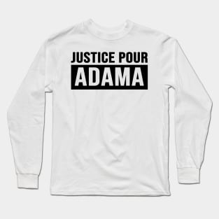 Justice Pour ADAMA Long Sleeve T-Shirt